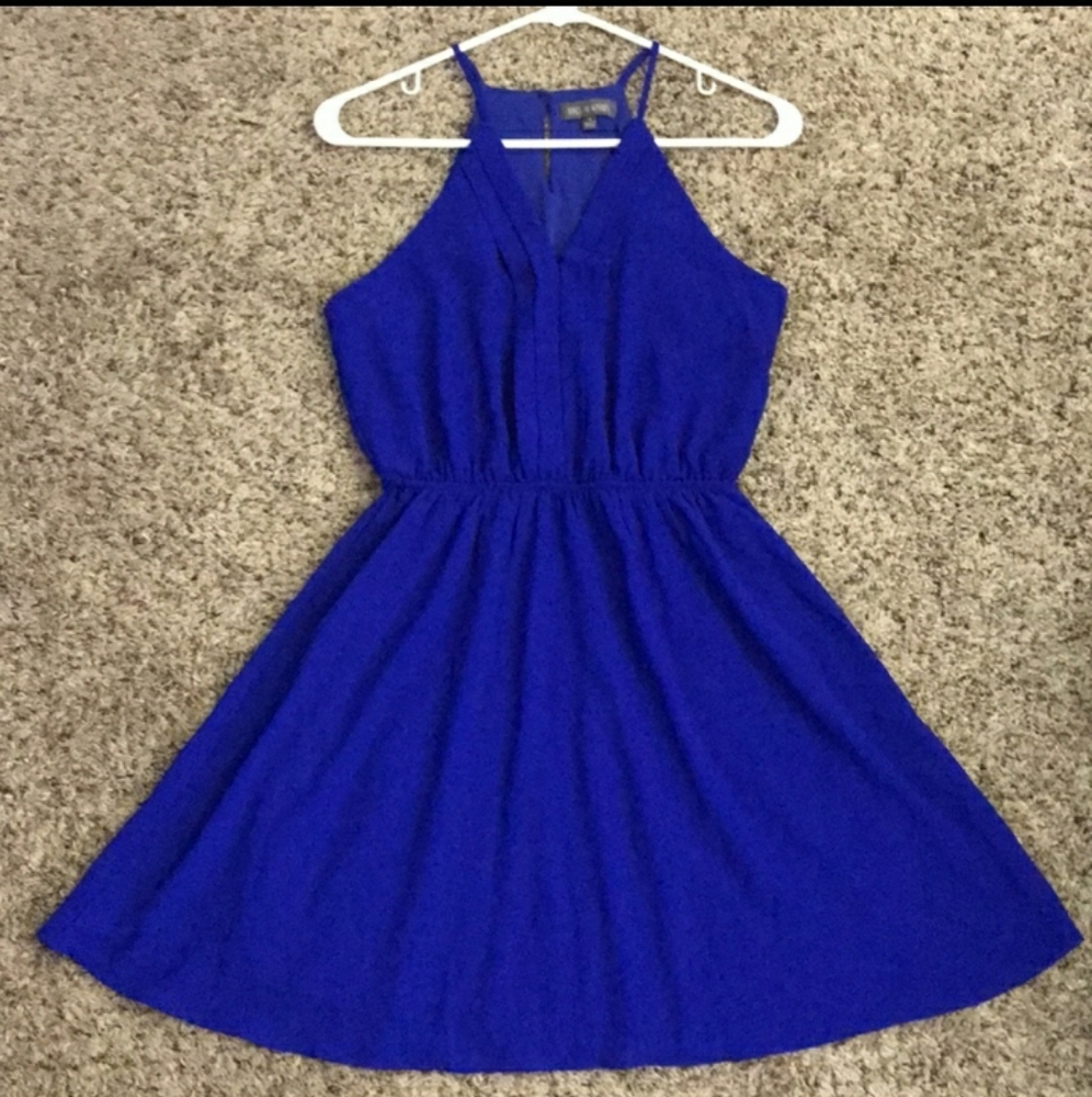 Rags to Wishes Bold Blue Dress